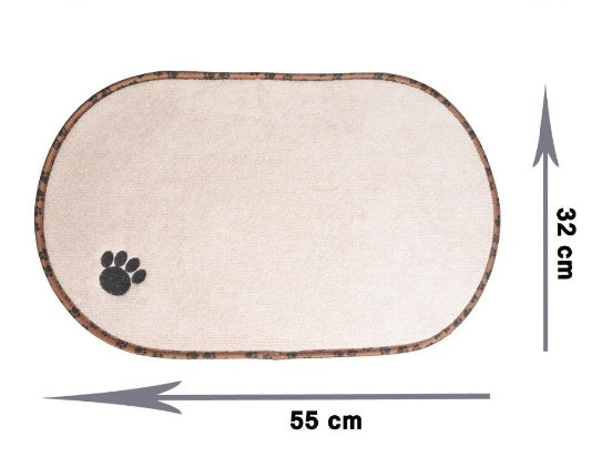 Microfiber Dog Bowl Place Mat