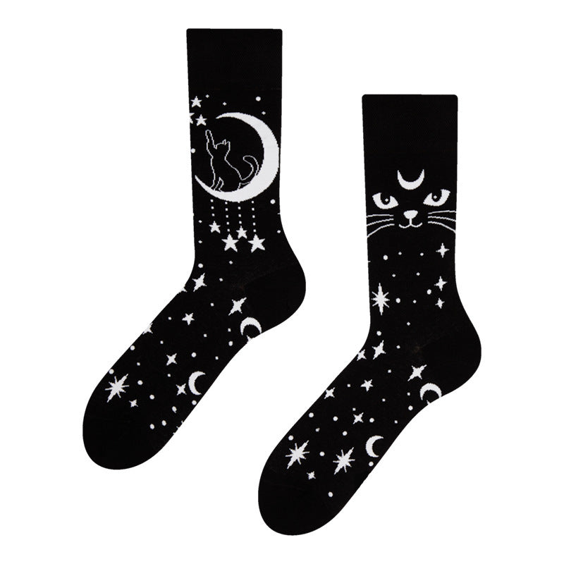 Animal Fun Jacquard Trendy Socks Men And Women