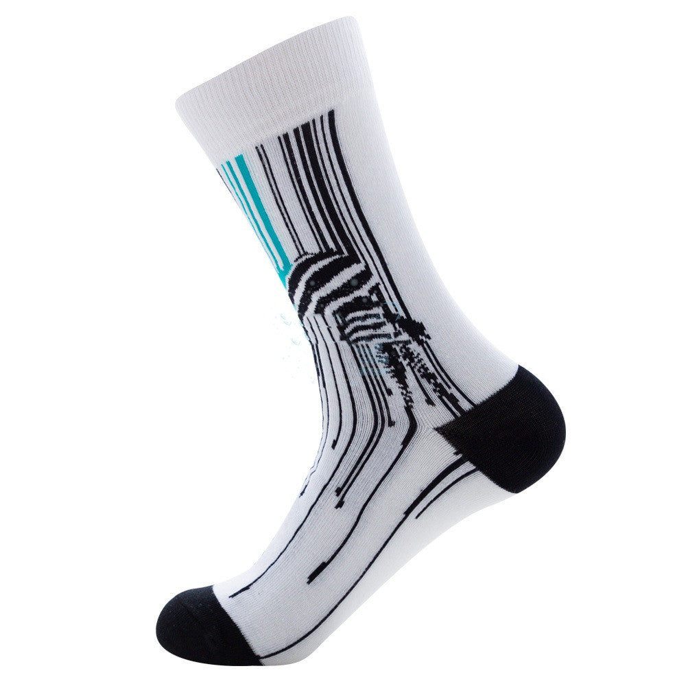 Medium sock personality female socks