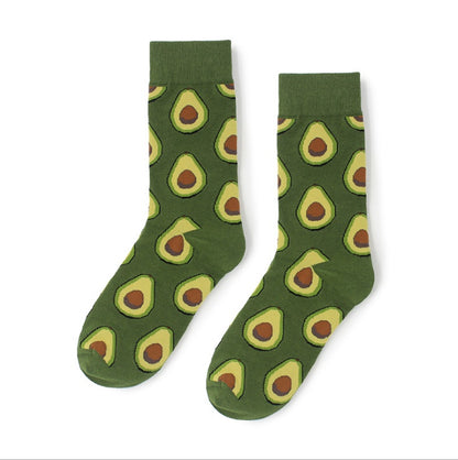 Food series couple socks creative cotton socks