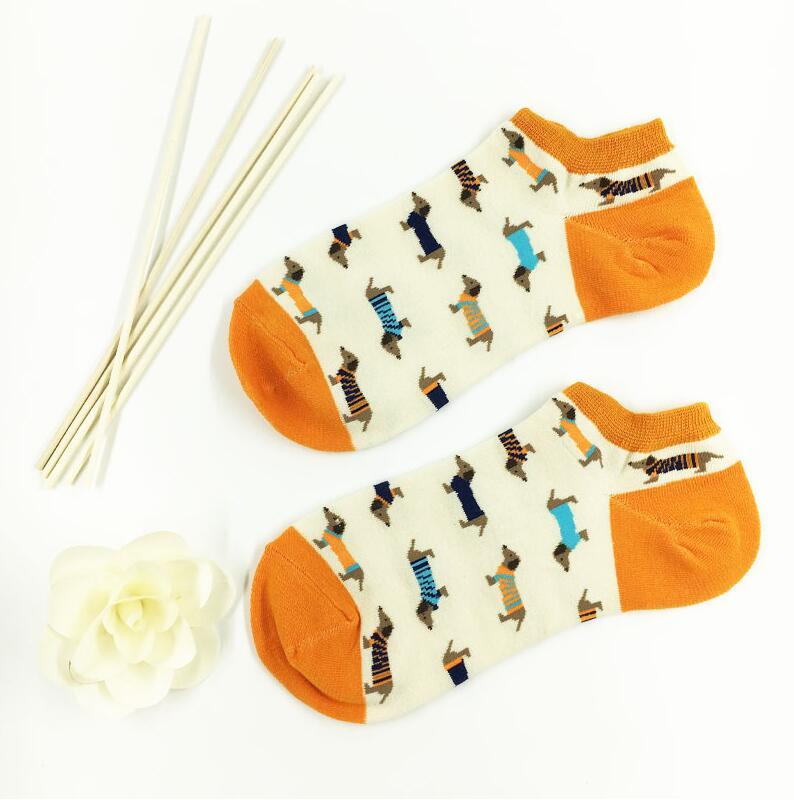 10pcs cotton socks dog print