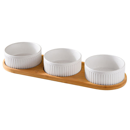 Ceramic Small Medium Large Dog Food Basin