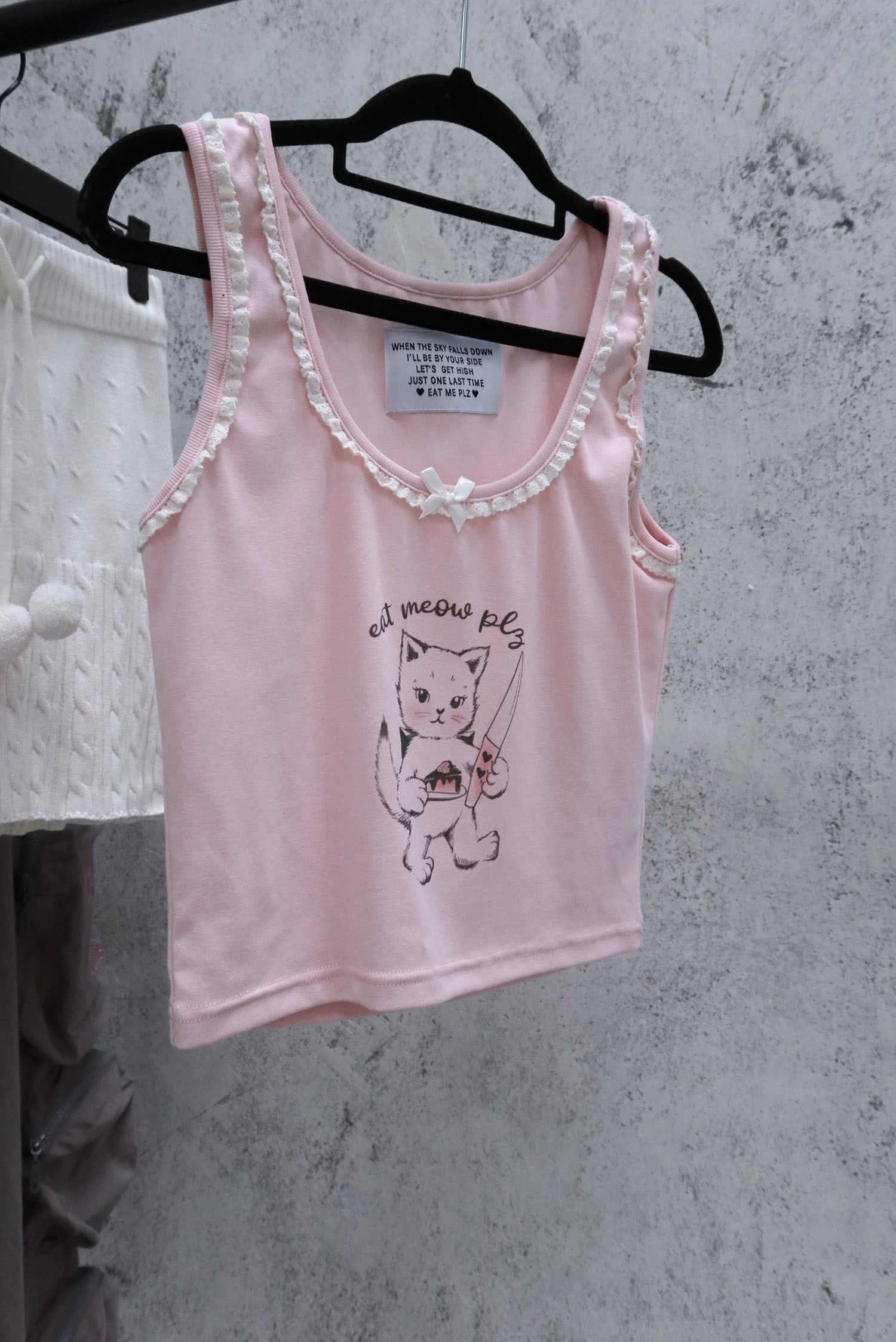 Cat Sling Female Summer Outside Wear Vest Sleeveless