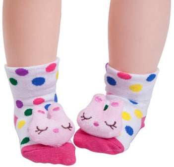 Cute Animal Cartoon Non-Slip Rubber Cotton Socks