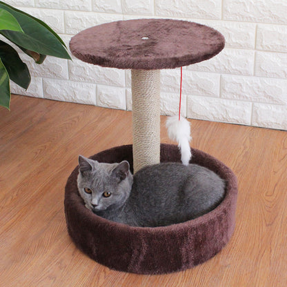 Cat tree small sisal toy jumping platform four seasons cat house