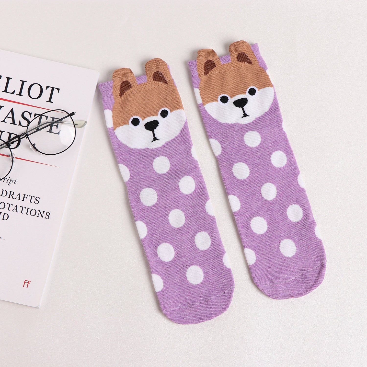 CartoonAnimal Cute Lady Socks