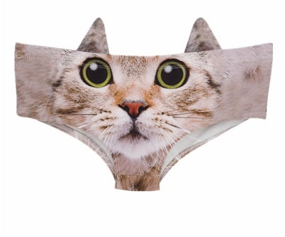 Cat Print Panties