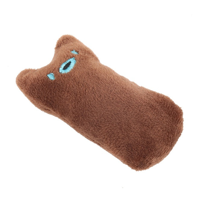 Catnip Cat Toys Pillow Interactive Cat Toy Catnip Pet Supplies Pillow Thumb Plush Teeth Grinding Bite Mint Cat Accessories