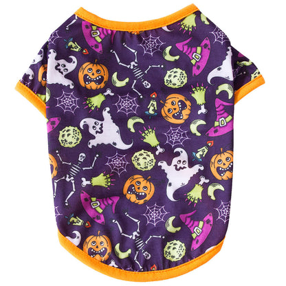 Fashionable And Simple Halloween Cat Pet Clothes