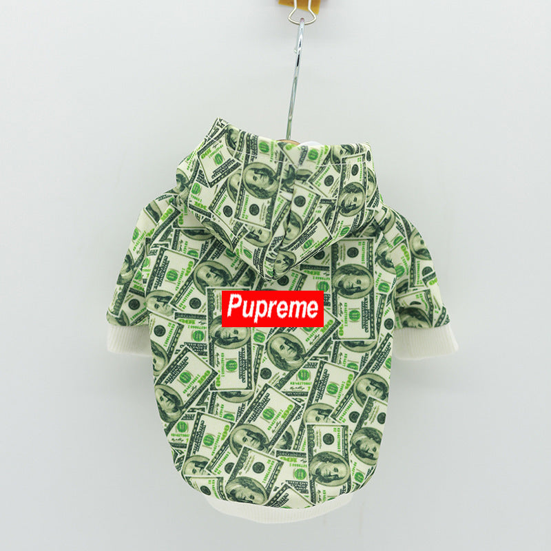 Pupreme Letter Pet Hoodie