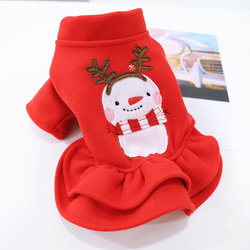 Christmas series new dog clothes