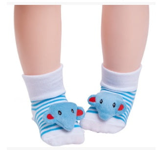 Cute Animal Cartoon Non-Slip Rubber Cotton Socks