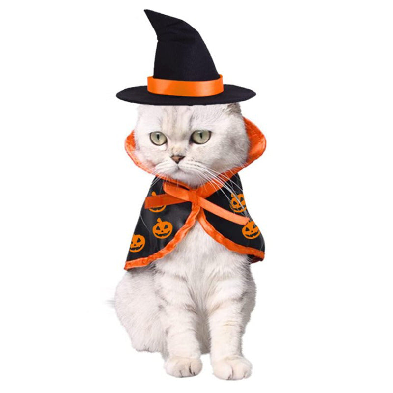 Cross-border Amazon Halloween Pet Cloak Cat Dog Saint