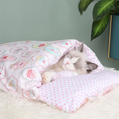 Cat Litter Winter Warm Cat Closed Removable And Washable Quilt