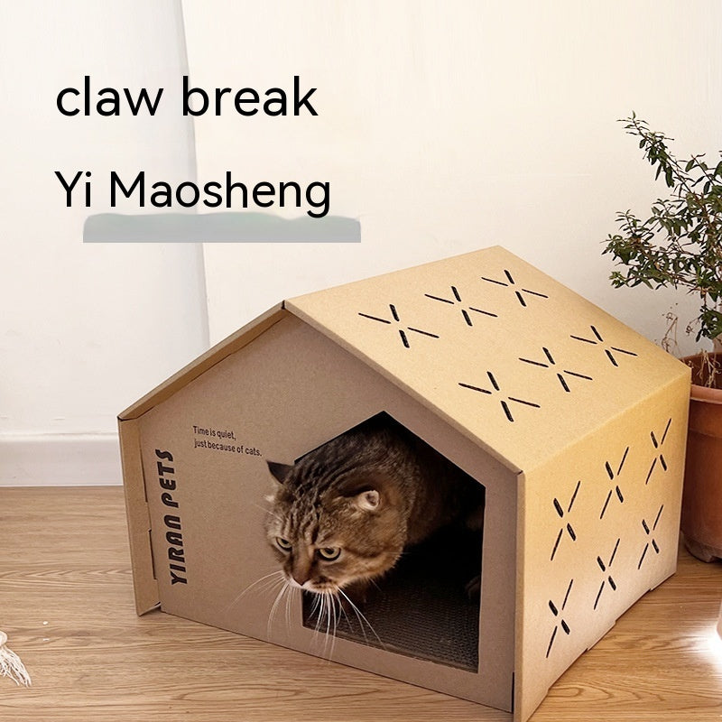 Claw Board Cat House Paw Grinder