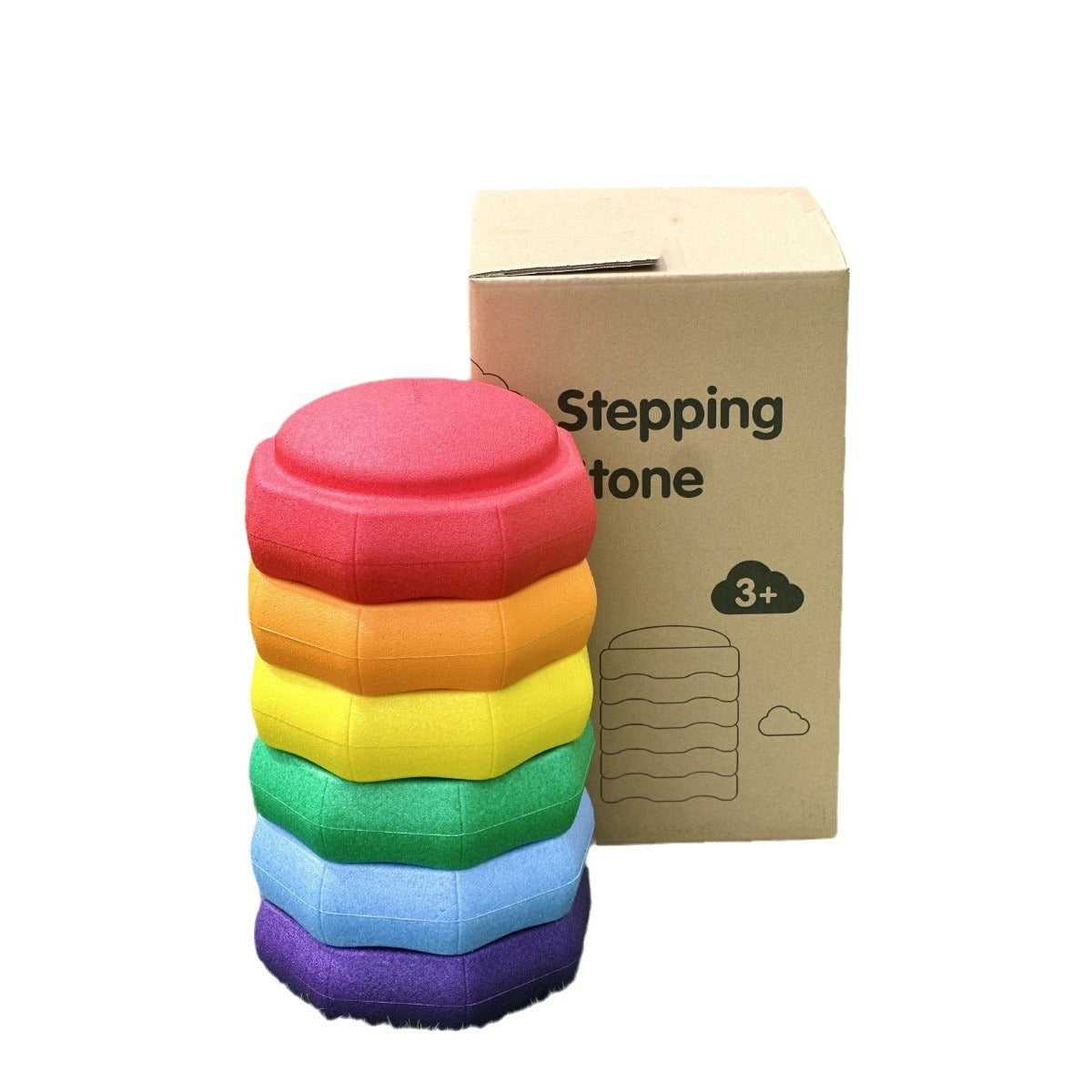 Rainbow River Crossing Stone Children&