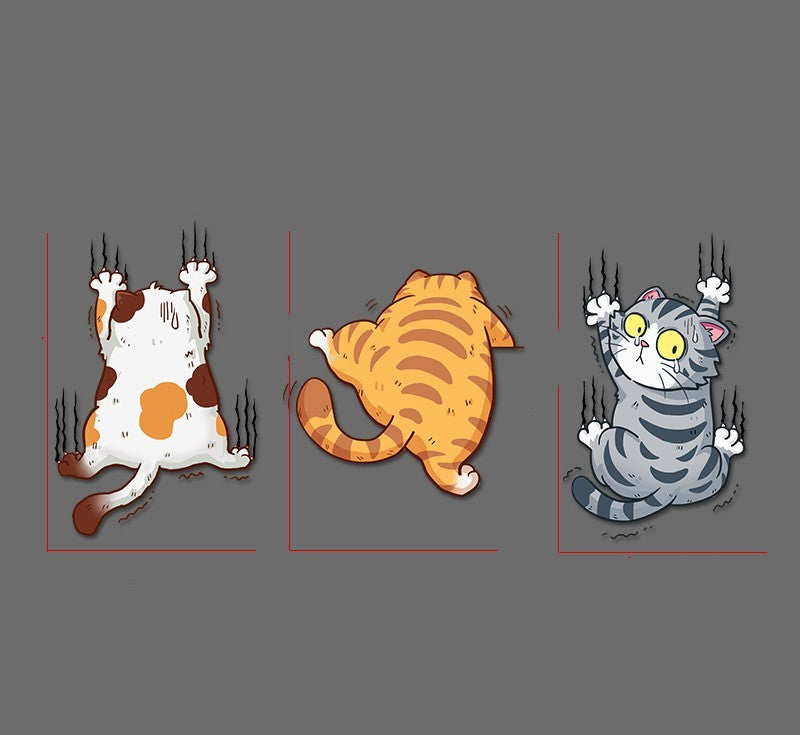 Scratch Pet Cat Car Sticker Scratch Body