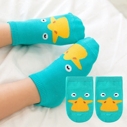 Cartoon children animal party boat socks