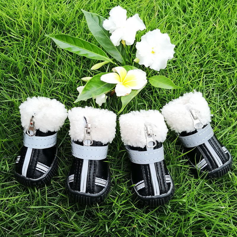 Fashion Pet Dog Thickened Snow Cotton Shoes