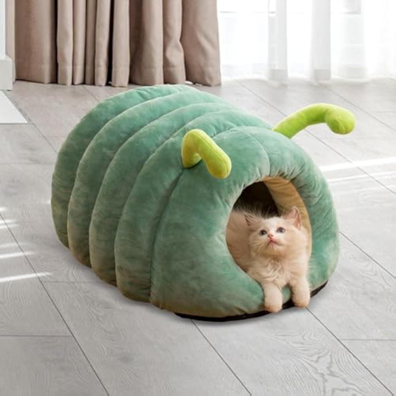 Animal Shape Cave Bed Sleeping Bed Folded Dog Nest No Deformation Hideout Kennel Pad Cat Dog House For Kitten Rabbit