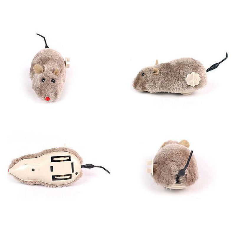 Clockwork mouse cat toy