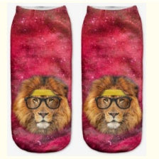 3D Socks European And American Personality Harajuku Socks Printing Socks Cartoon Animal