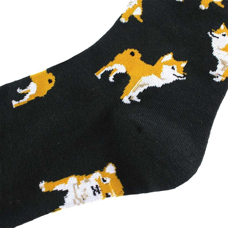 New Cute Pet Cute Shiba Inu Orange Tabby Cat Cute Pig Cotton Socks