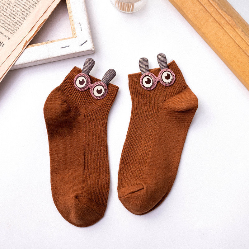 Ladies Fashion Personality New Cartoon Socks