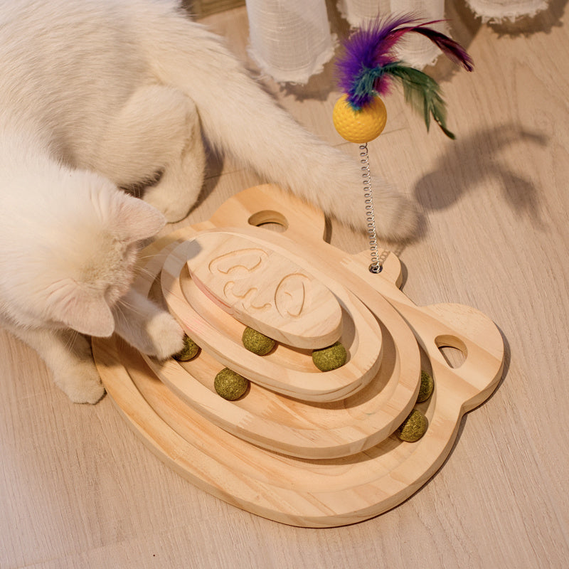 Cat Scratcher Interactive Maze Ball Toy