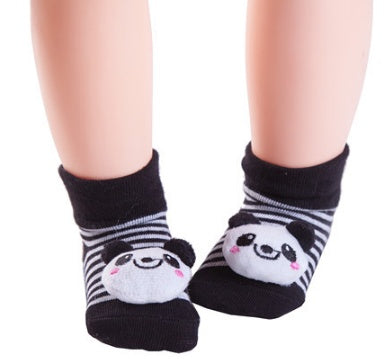 Cute Animal Cartoon Non-Slip Rubber Cotton Socks