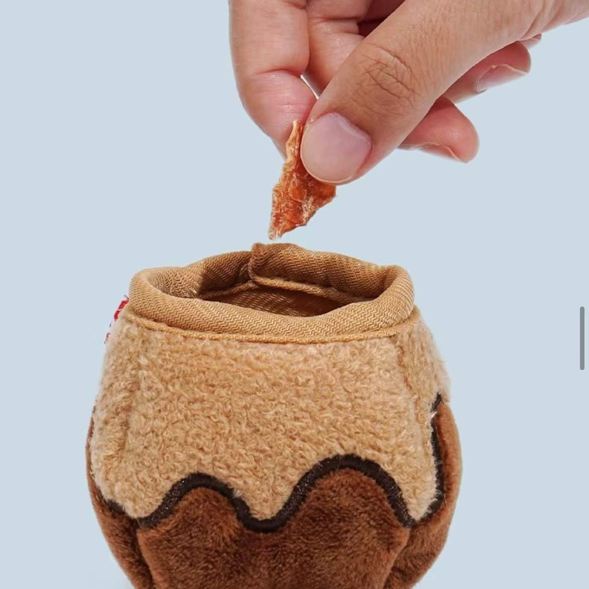 Cute Sniffing And Vocal Dog Takoyaki Sushi-shaped Pet Toy