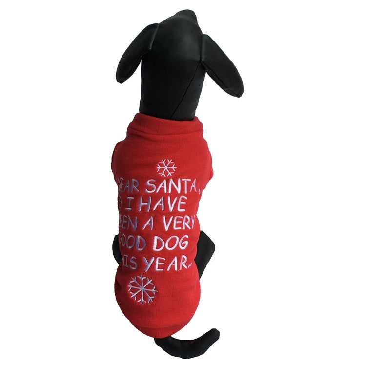 Christmas pet sweater