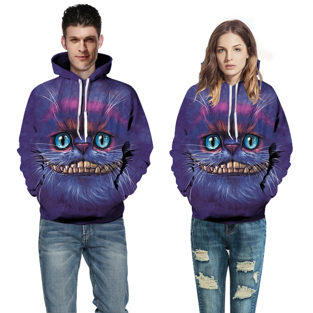 Purple Cat Hoodie