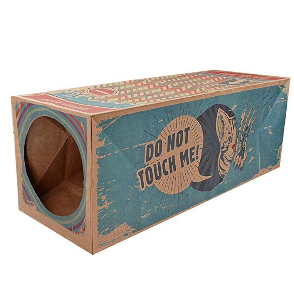 Peekaboo Kraft Paper Cat House Tunnel