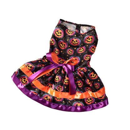 Dog Clothes Halloween Cute Double-layer Pet Skirt