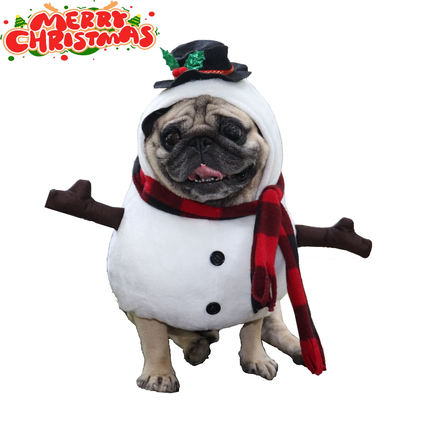 Christmas Pet Funny Clothes Snowman Pet Costume