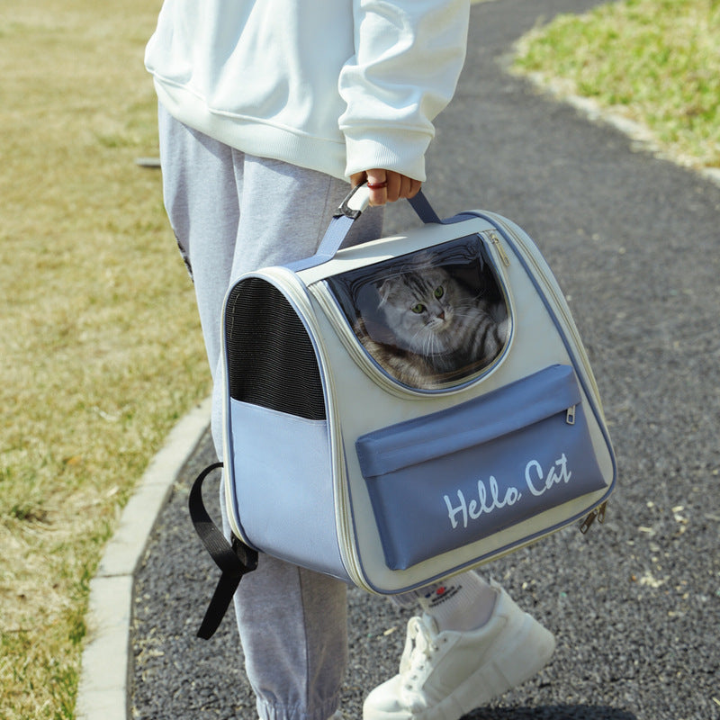 Cats Out Portable Breathable Handbag Shoulders