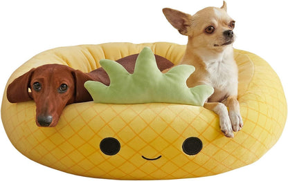 Shark Pet Bed - Large Ultrasoft Official Plush Pet Bed Maui Pineapple Pet Bed - Large Ultrasoft Official Plush Pet Bed