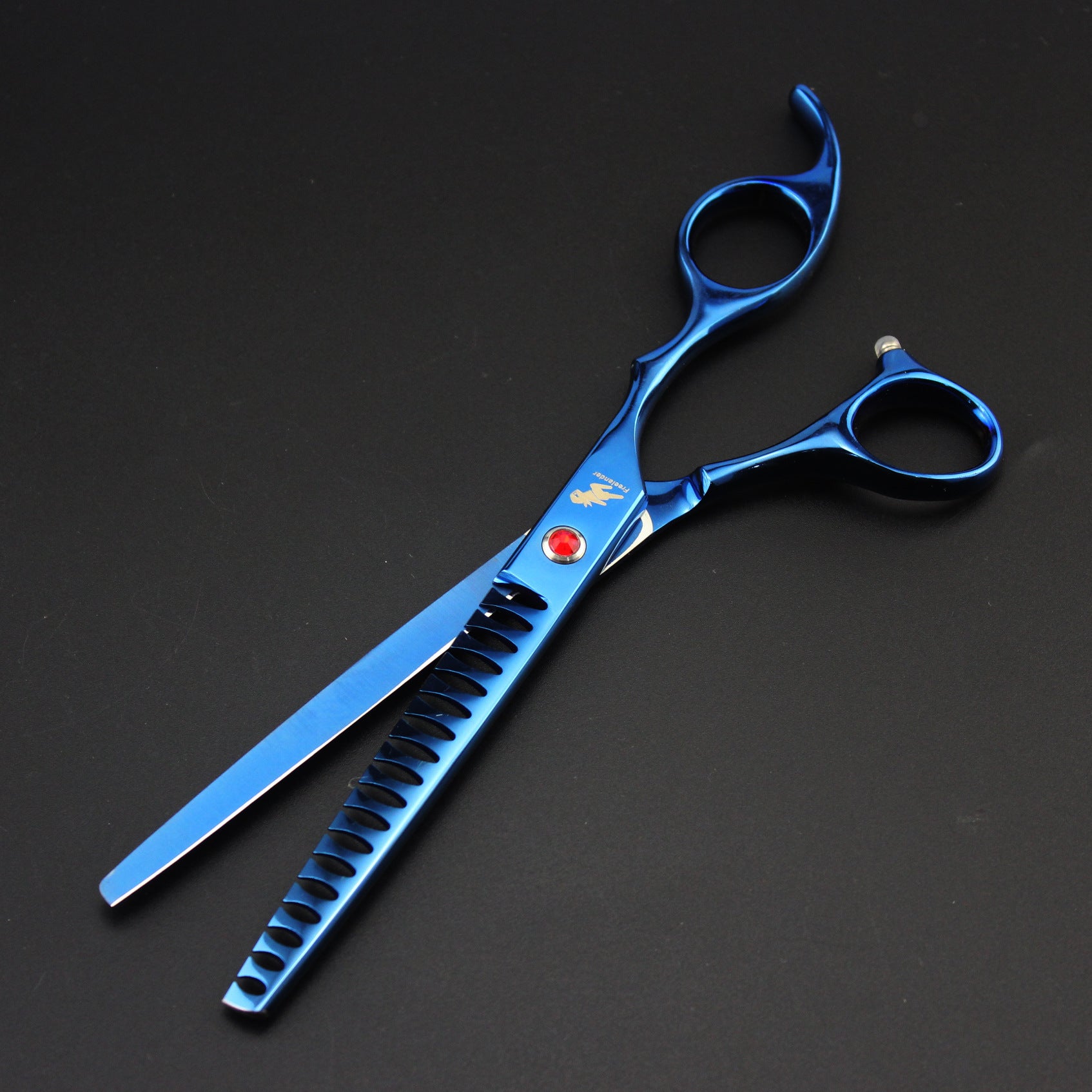 Pet Grooming Scissors, Straight And Curved Scissors, Set