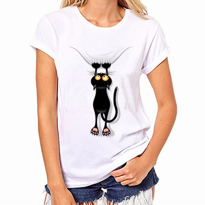 black cat ladies T-shirt