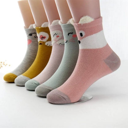 5pairs Lot Spring Socks Cotton Soc