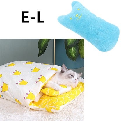 Cat Litter Winter Warm Cat Closed Removable And Washable Quilt