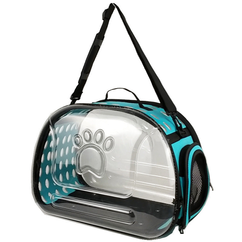 Portable Pet Cat Full Transparent School Bag