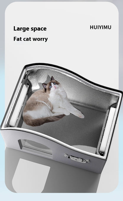 Cat Air-conditioned House Cooling Summer