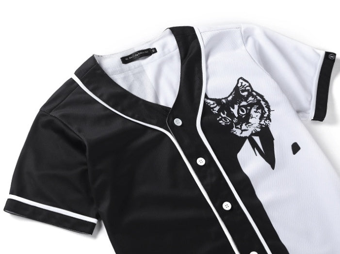 Cat Tuxedo Jersey Tee