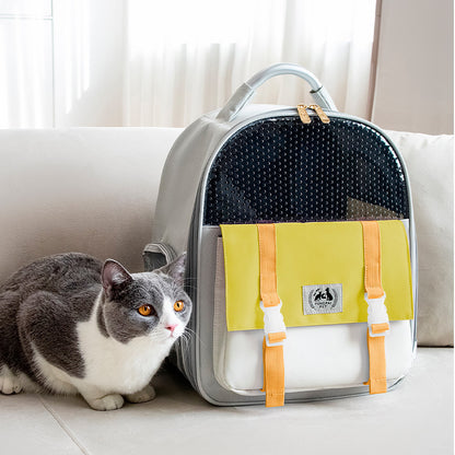 Portable And Foldable Large-capacity Cat And Dog Backpack