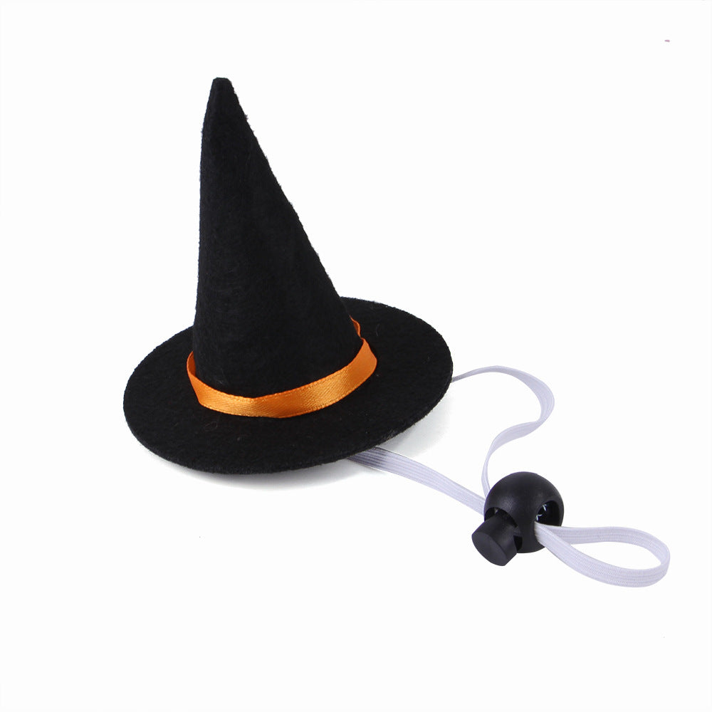 Halloween Pet Suit Wizard Hat Bow Tie