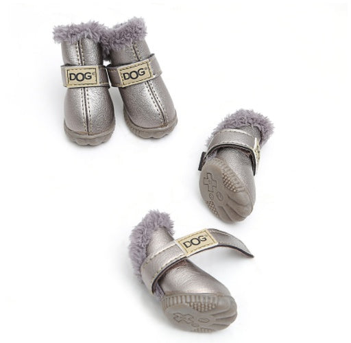 Dog Thick Snow Boots Keep Warm Teddy Autumn And Winter VIP Shoes