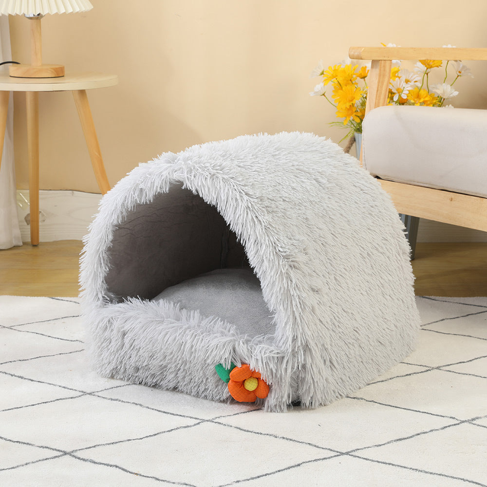 Cat Nest Semi-closed Warm House Can Be Compressed