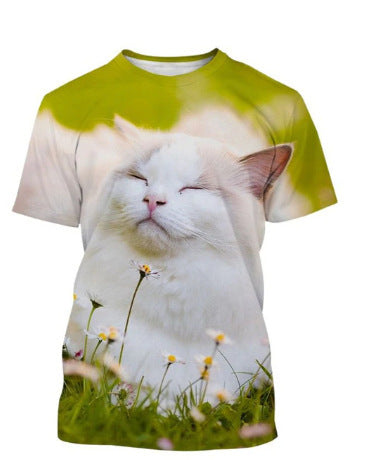 Funny Cute Cat Pattern Men&